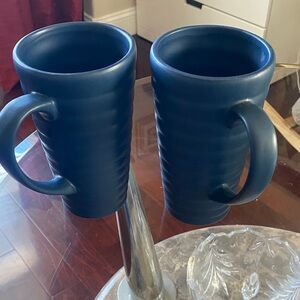 Pier 1 Midnight Blue Mugs.